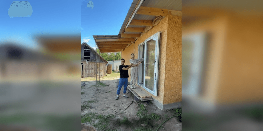 Дом в селе Алины и Руслана Глебкив
