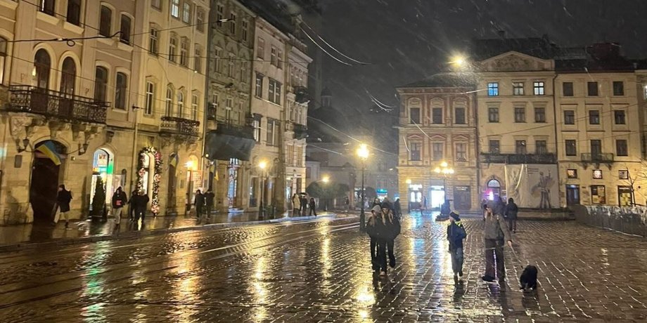 львов снег