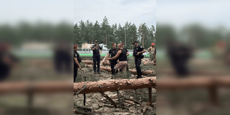 Конфликт с ветераном войны произошел в Мархаловском лесу