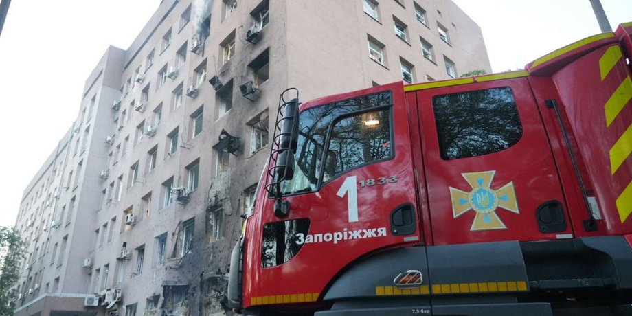 Наслідки атаки на Запоріжжя 25 вересня