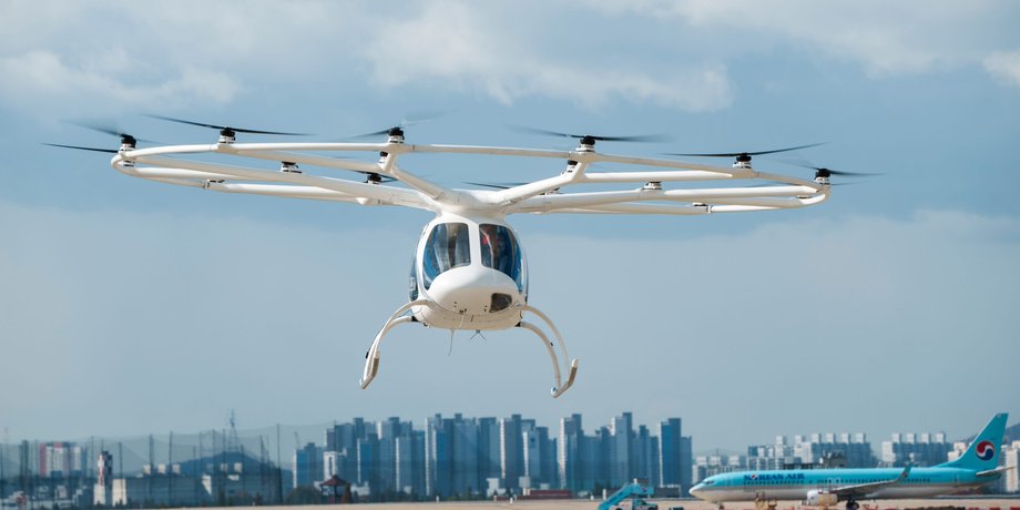Volocopter, аэротакси, электросамолет