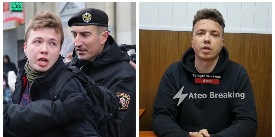 Роман Протасевич, NEXTA, признания, избиение,