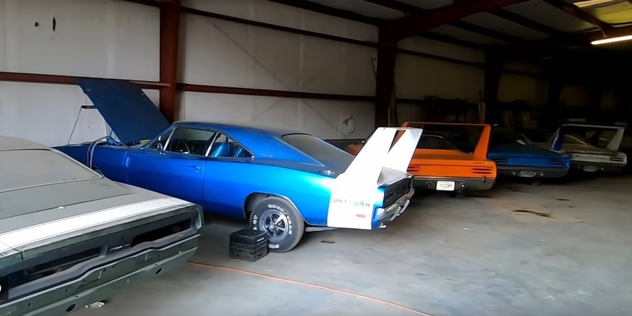 коллекция ретро авто, ретро авто, Dodge Charger, Plymouth Road Runner, Ford Torino
