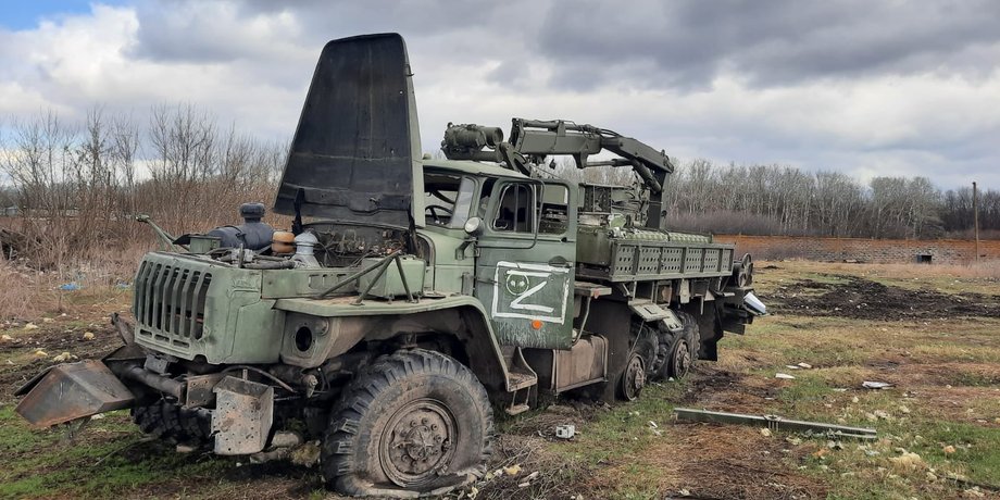 військові росія, військова техніка РФ, підбита техніка