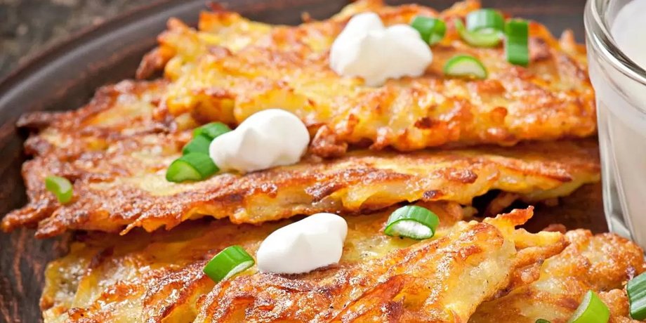 дерун, гуляш, картофельные оладьи, кулинария