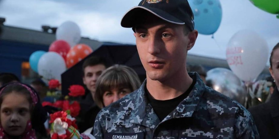 Євген Семидоцький, російський полон, буксир "Яни Капу"