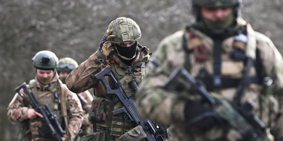 Російські військові на війні в Україні