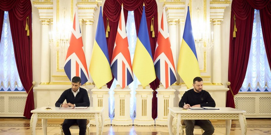 Володимир Зеленський, Ріші Сунак, прем'єр-міністр Великої Британії, президент України