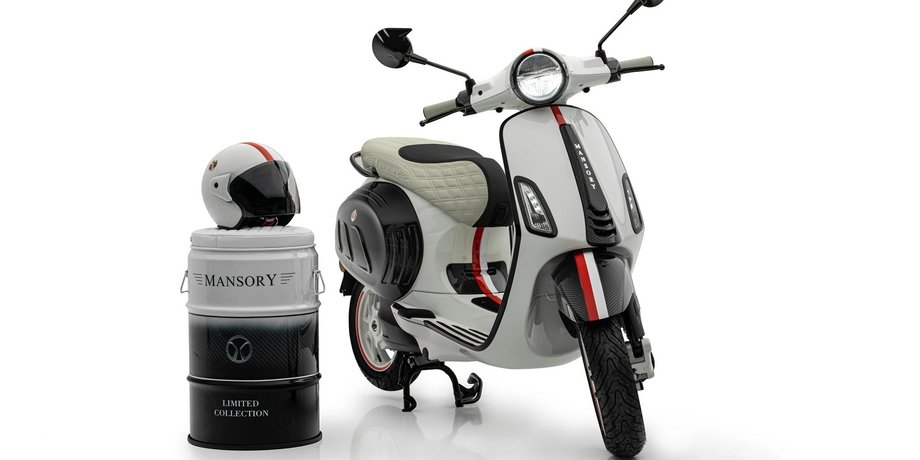 Vespa Monaco Edition, Vespa Elettrica, Vespa Mansory, скутер Vespa, электроскутер Vespa, электроскутер Vespa