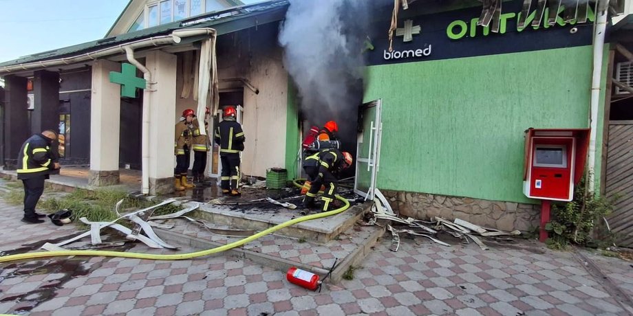 Вранці 23 серпня у Львові сталася пожежа в приміщенні аптеки на вулиці Тракт Глинянський.