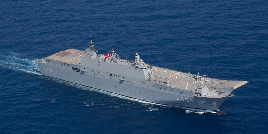 TCG Anadolu, anadolu, корабль, десантный корабль, турецкий флот, корабль турции, вмс турции