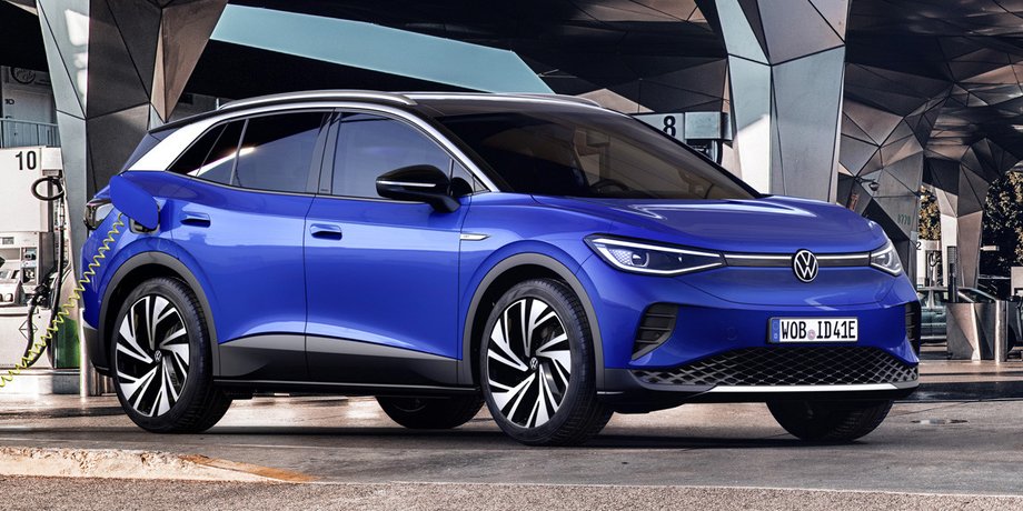 Volkswagen ID.4, продажи электрокаров Volkswagen в Украине