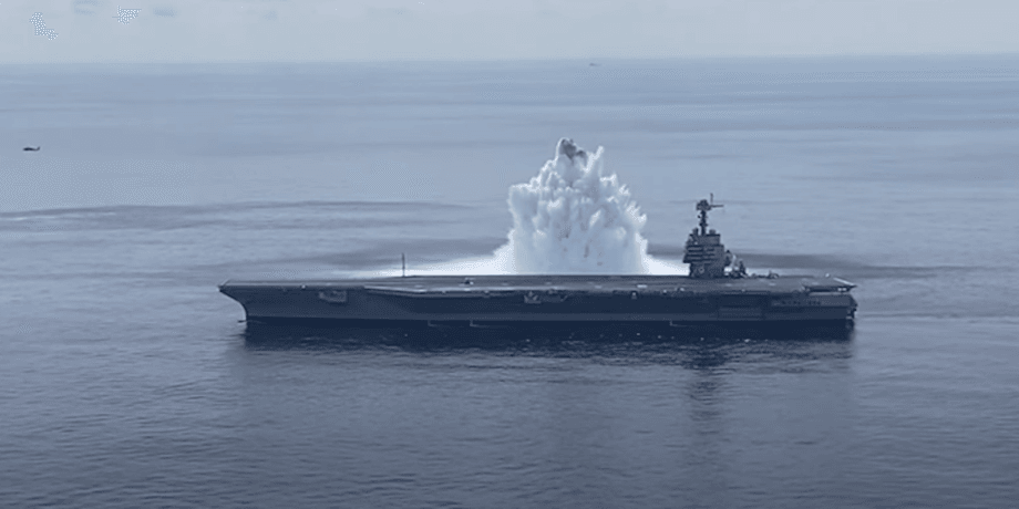 USS Gerald R Ford, випробування, авіаносець