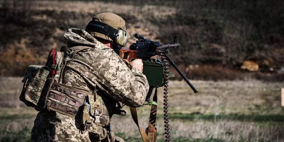 Украинский военнослужащий
