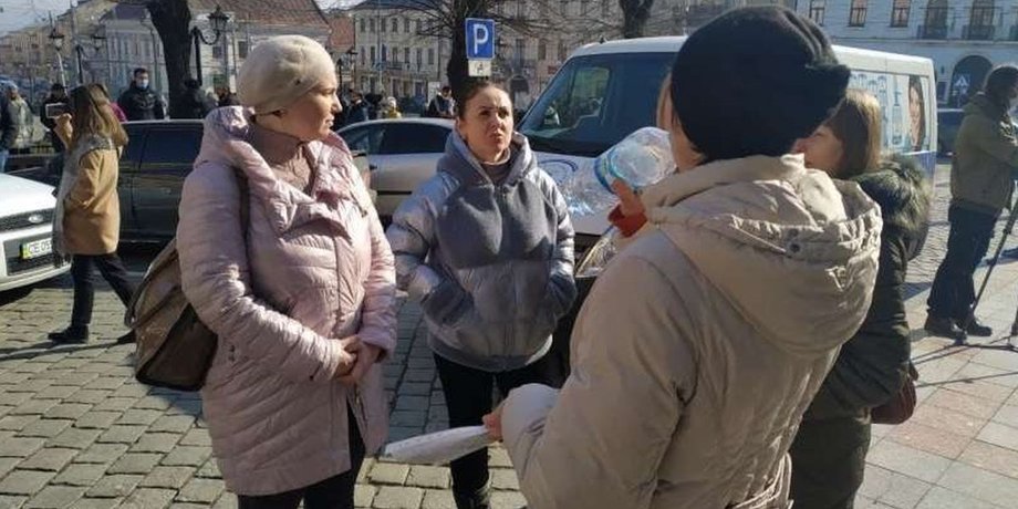 Черновцы, карантин, красная зона, ограничения, предприниматели, протест,