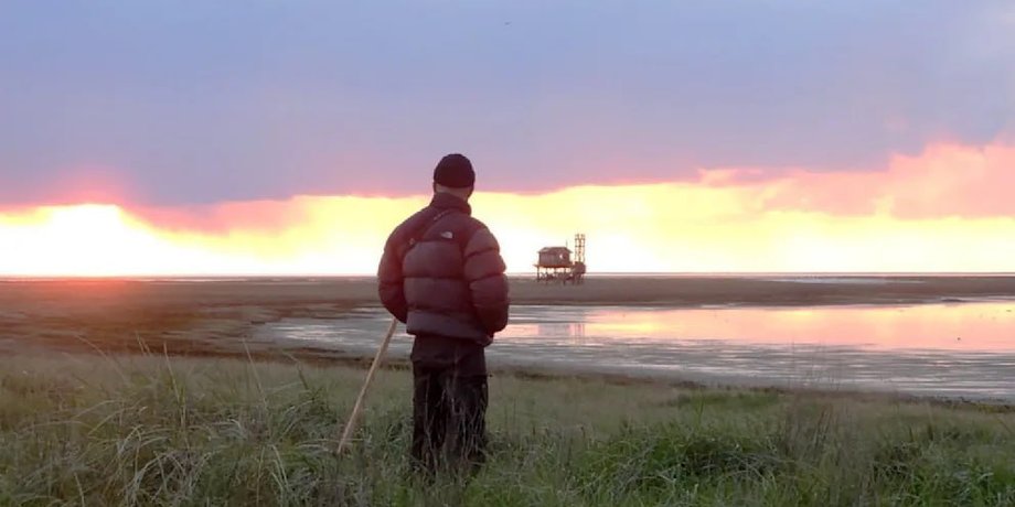 Один на острове, самая уединенная работа, орнитолог, наблюдение за птицами, один дом на острове, вдали от цивилизации