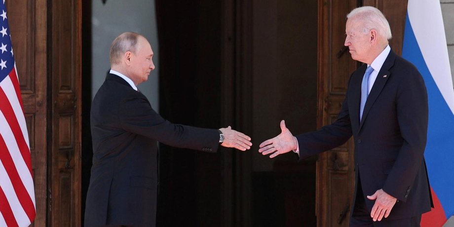 Байден с Путиным, Путин с Байденом, Джо Байден и Владимир Путин, Байден и Путин, встреча Байдена и Путина