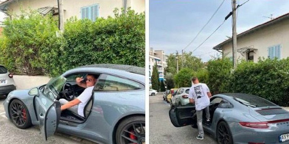 Сергій Колесник за кермом автомобіля Porsche 911, директор Департаменту із земельних ресурсів Харкова Сергій Колесник