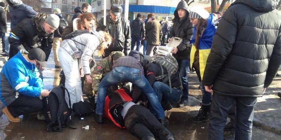 После теракта в Харькове / Фото: twitter.com/SobiNews_com