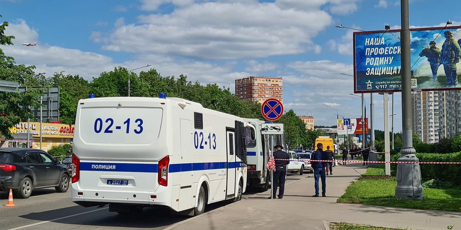 Беспилотники в Москве, фото