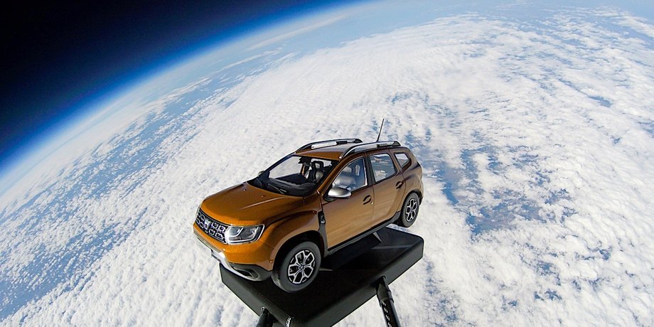 Dacia Duster, Dacia Duster запустили в космос