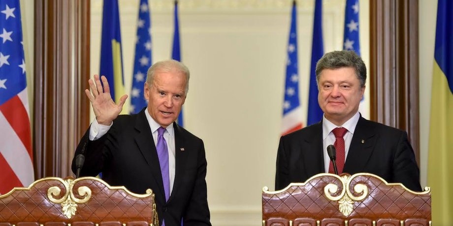 Президент Украины Петр Порошенко и вице-президент США Джо Байден / Фото: 112.ua