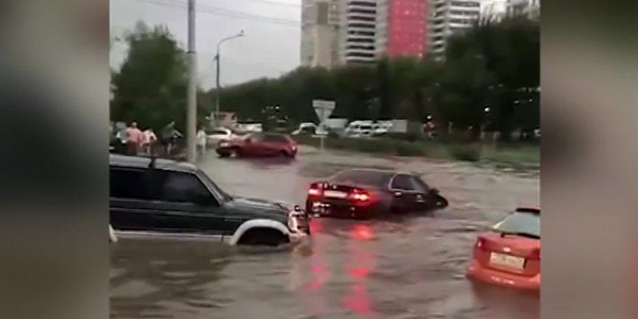 ливень, Москва