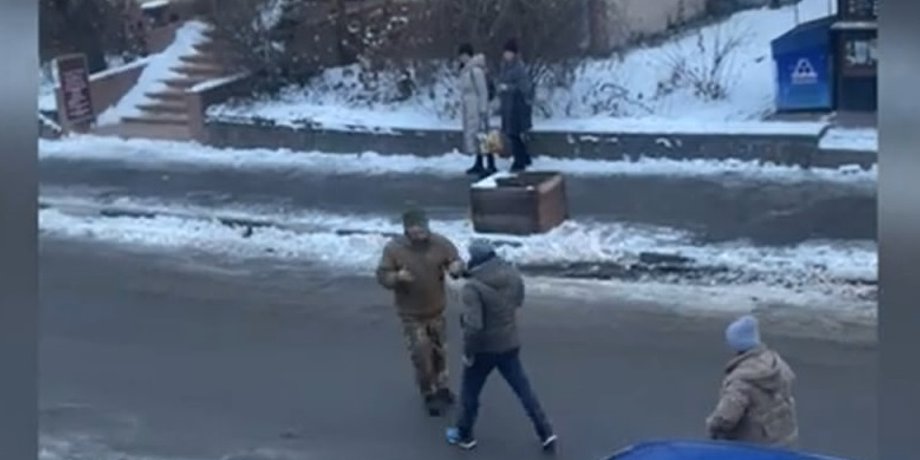 новости ивана-франковска, избиение военного, правоохранители, Игорь федоряка