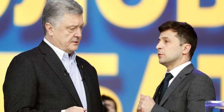 Владимир Зеленский, Петр Порошенко, выборы