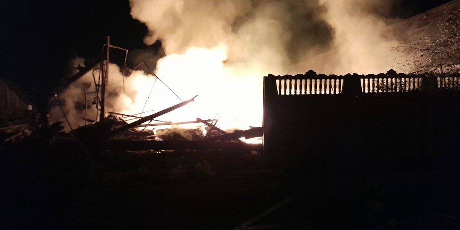 Пожар в РФ, Белгородская область