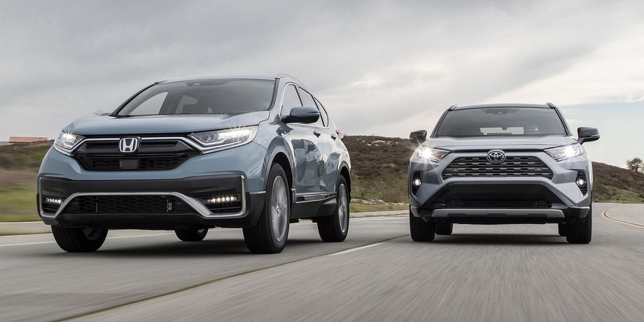 toyota rav4 honda cr-v, лучшие кроссоверы, лучшие семейные кроссоверы, самые надежные кроссоверы