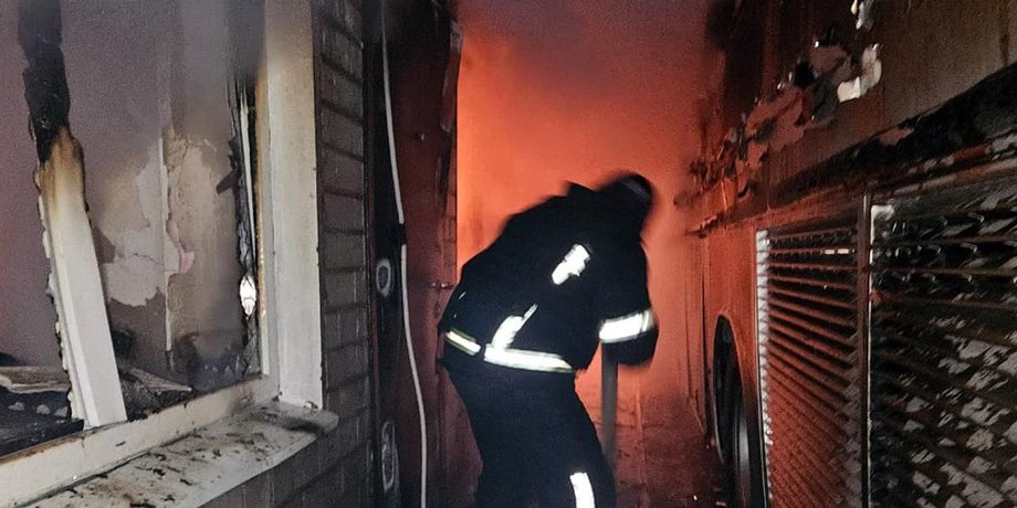 ГСЧС ликвидирует последствия российского обстрела