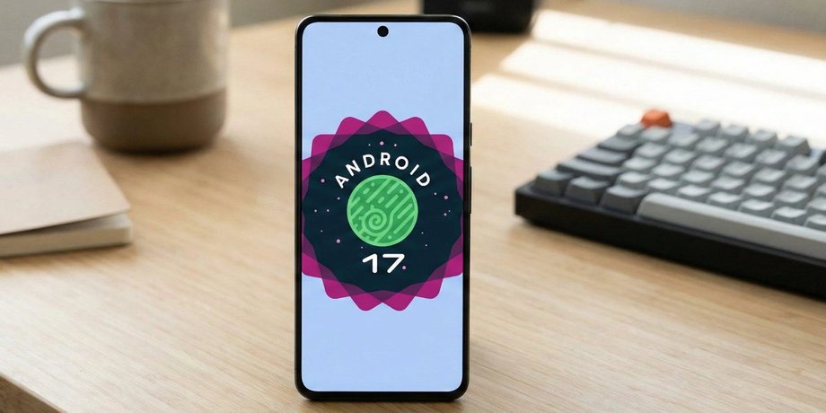 Android 17 смартфон логотип обновление