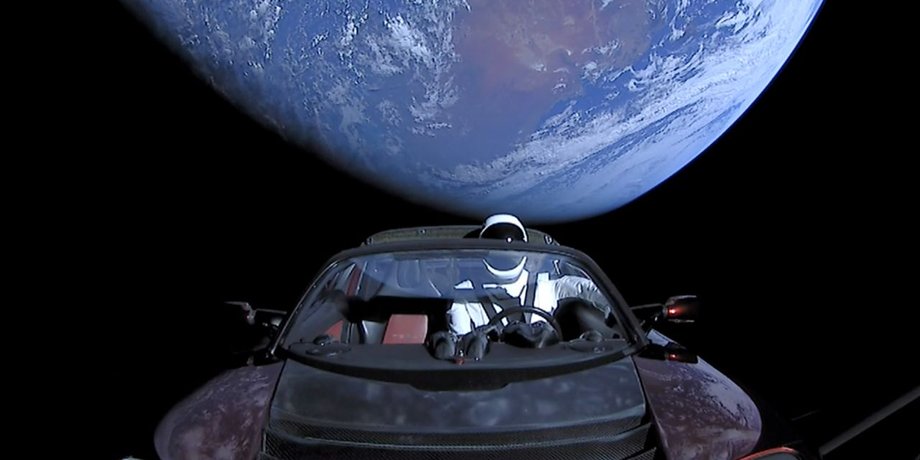 Tesla, космос, Илон Маск