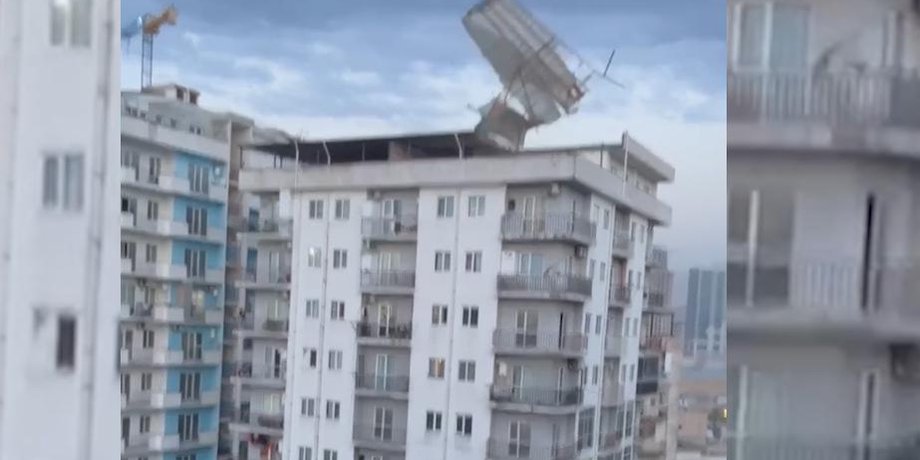 На Батуми обрушился мощный ураган