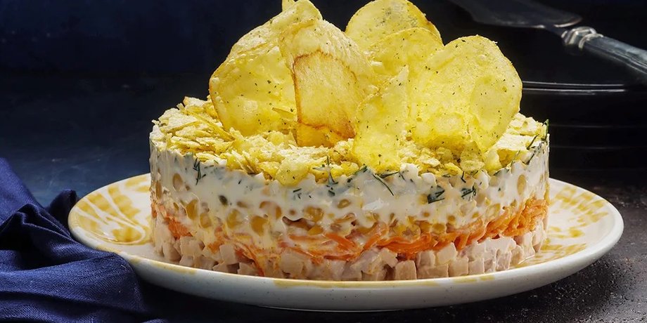 Салат "Парус", салат парус рецепт, праздничный салат