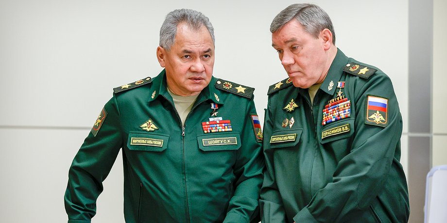 Сергей Шойгу, Валерий Герасимов, Минобороны РФ, мятеж Евгений Пригожина