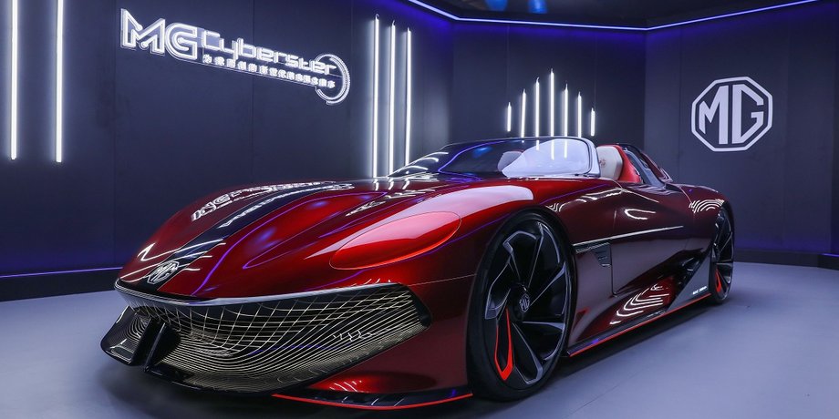 MG Cyberster, электромобили MG, электромобиль MG, британские электромобили