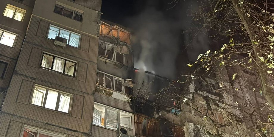 разрушенные квартиры в Киеве 14 ноября