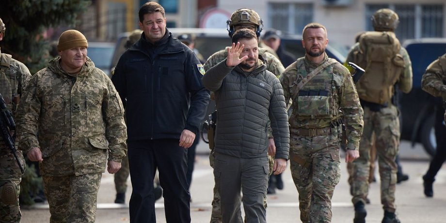 Владимир Зеленский, Песков о Херсоне, статус Херсона, освобождение Херсона, Зеленский приехал в Херсон