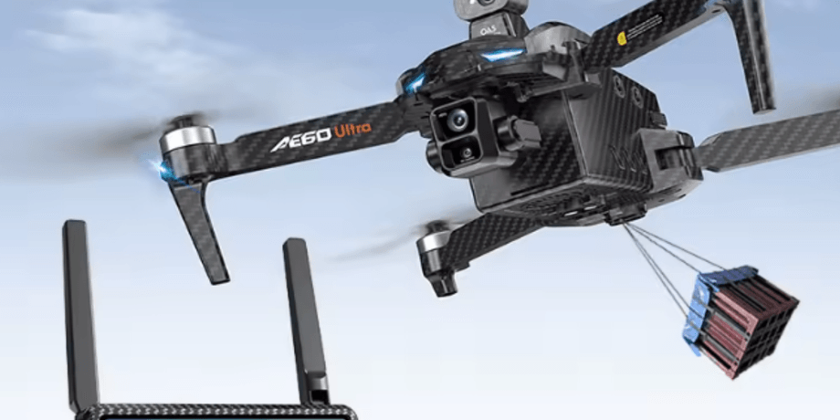 AE60 Ultra бюджетный дрон система сброса груза