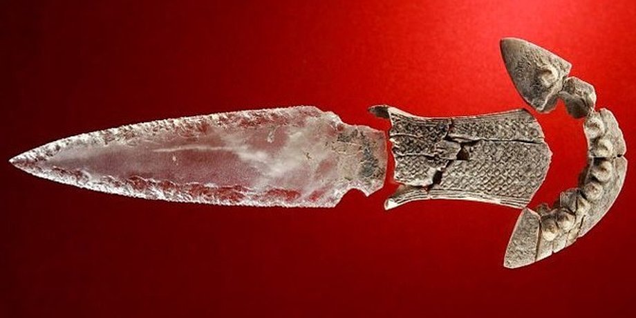 кинжал, хрусталь, археология, раскопки, испания