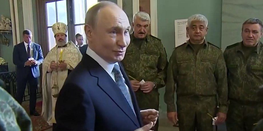 владимир путин, петропавловский собор