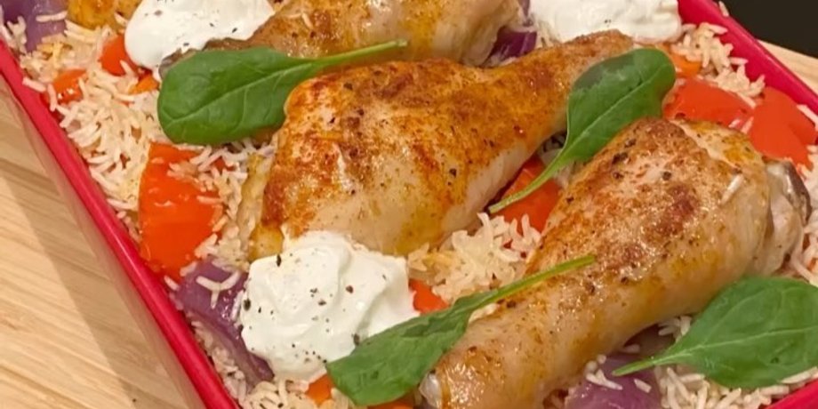 курица с овощами