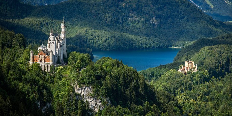 Бавария, Германия, замок
