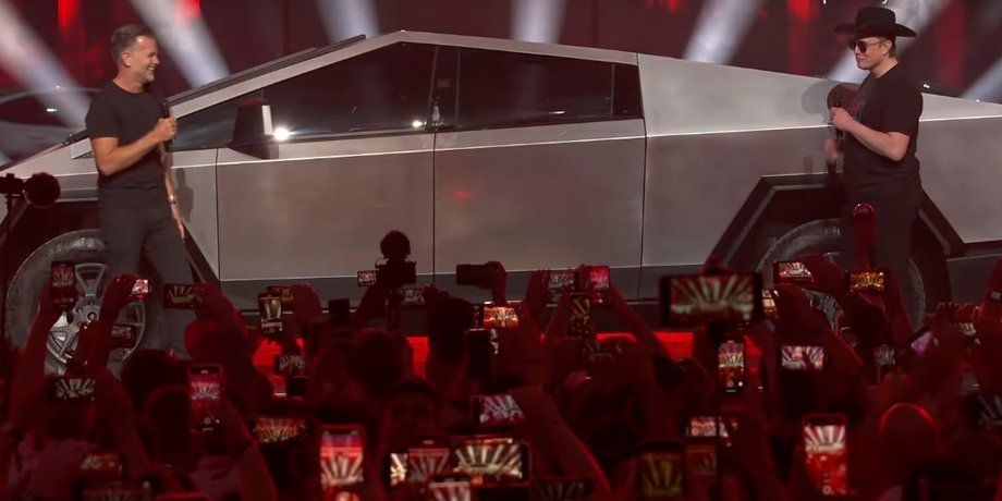 Tesla Cybertruck, пікап Tesla Cybertruck, Tesla Cybertruck 2023, нова Tesla Cybertruck, гігафабрика Tesla, Ілон Маск