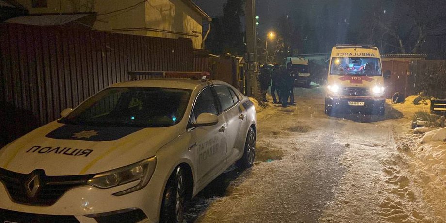 Київ, поліція, швидка, граната, вибух, Україна, війна, фото