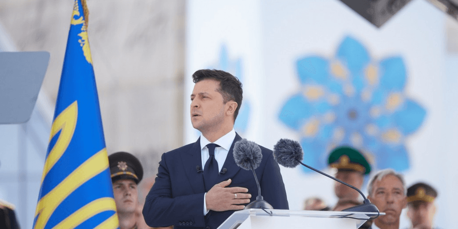 Владимир Зеленский в День независимости