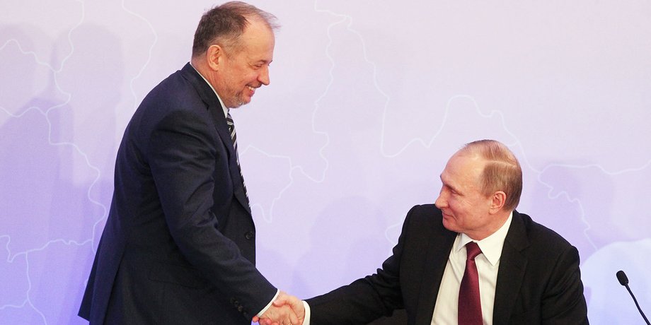 Володимир Лисин Володимир Путін олігарх президент