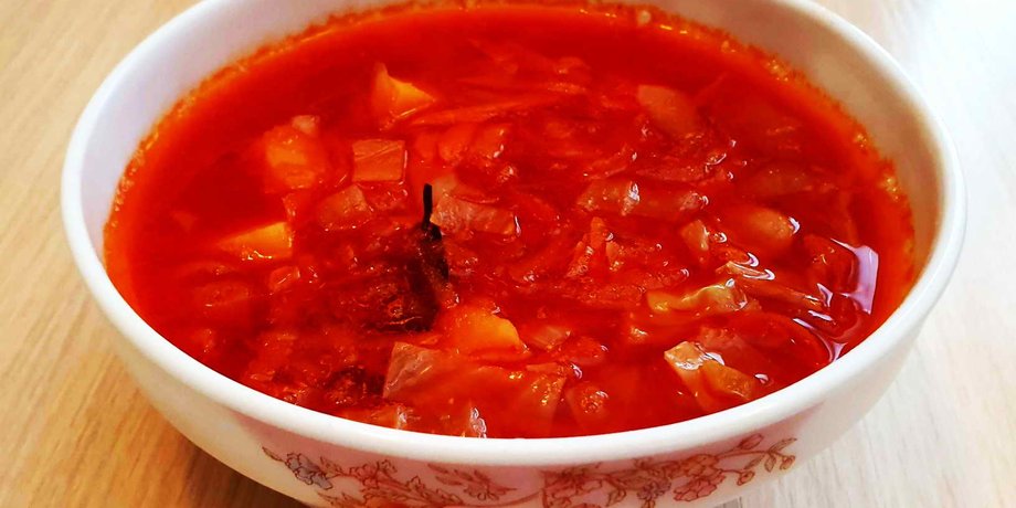 борщ по-черниговски, украинская кухня, кулинария